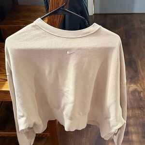 Nike Beige Crewneck Sweatshirt